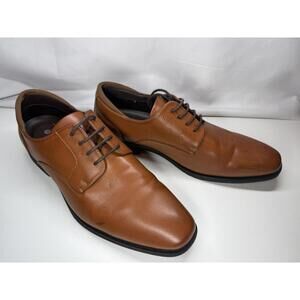 Bruno Marc Shoes Mens Size 11 Brown Dress Oxford Derby Square Toe Lace Up Formal